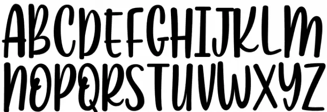 Sweet Buddy Schriftart Groß