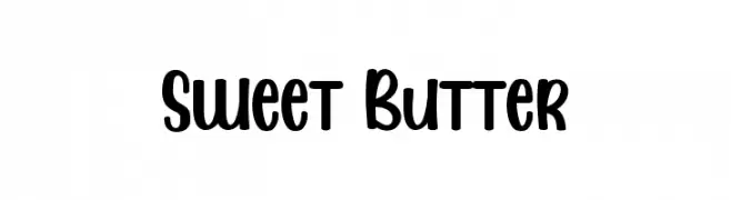 Sweet Butter  フリーフォントのダウンロード