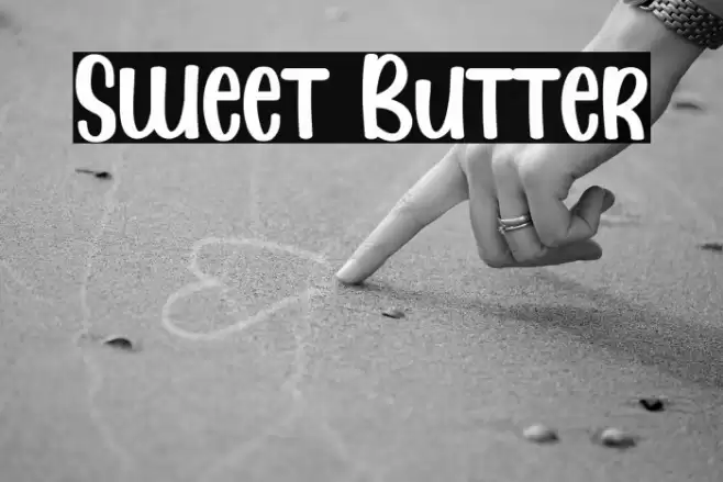 Sweet Butter Font examples