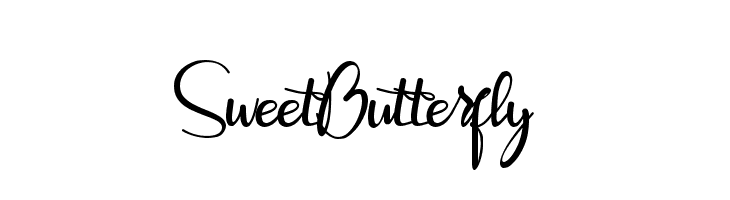 Sweet Butterfly  Frei Schriftart Herunterladen