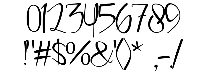 Sweet Butterfly Font OTHER CHARS