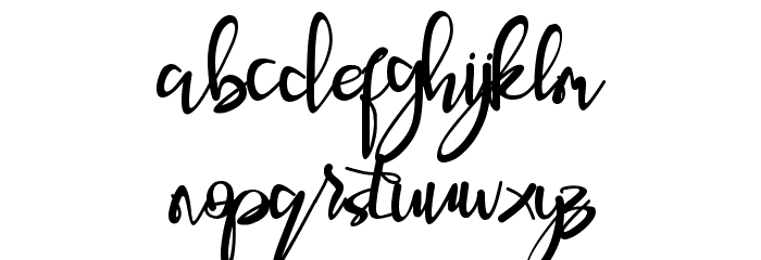 Sweet Butterfly Font LOWERCASE