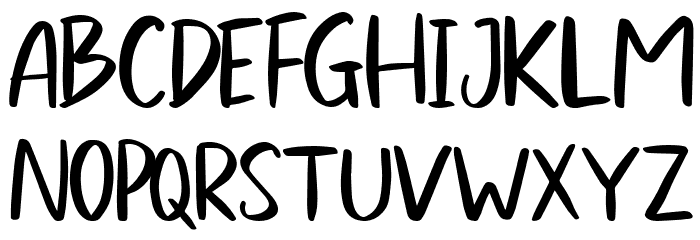 Sweet Buttermilk Free Sans Font OTHER CHARS