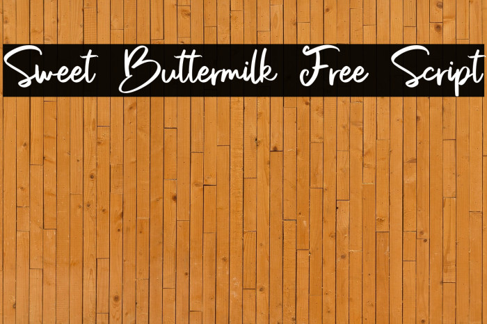 Sweet Buttermilk Free Script Example 1
