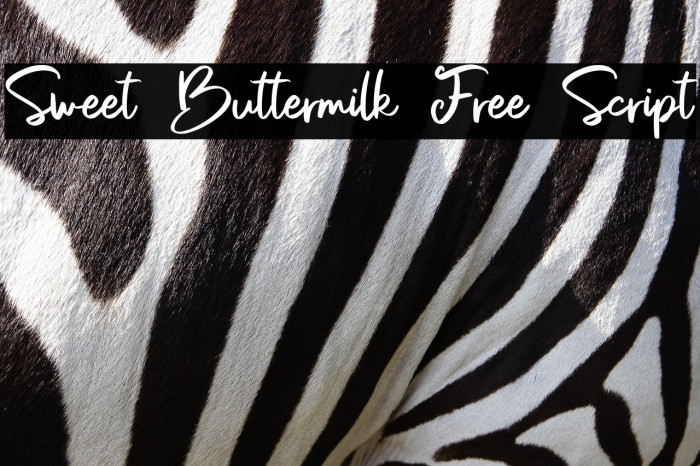Sweet Buttermilk Free Script Example 3