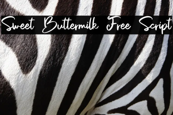Sweet Buttermilk Free Script Example 3