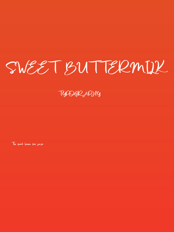 Sweet Buttermilk Free Script Poster