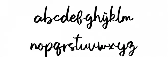 Sweet Buttermilk Free Script 字体 小写