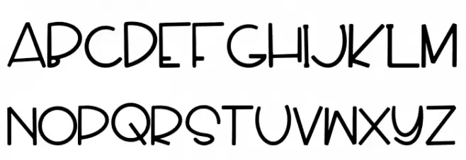 Sweet Cake Schriftart Groß