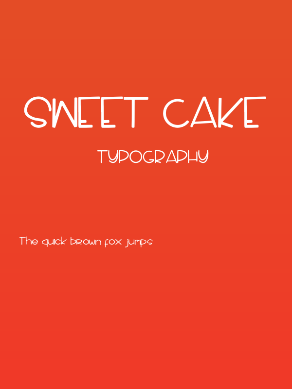 Sweet Cake Poster