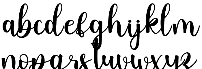 Sweet Cakery Personal Use Font LOWERCASE