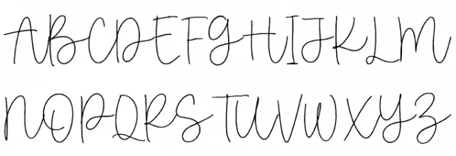 Sweet Cakery Font UPPERCASE