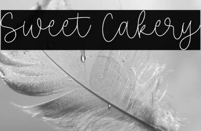 Sweet Cakery Font examples