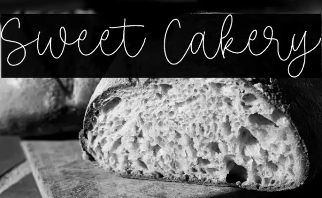 Sweet Cakery Font examples
