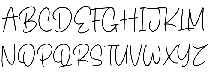 Sweet Candies Font UPPERCASE