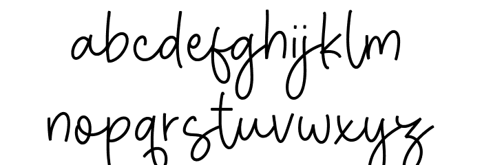 Sweet Candies Font LOWERCASE