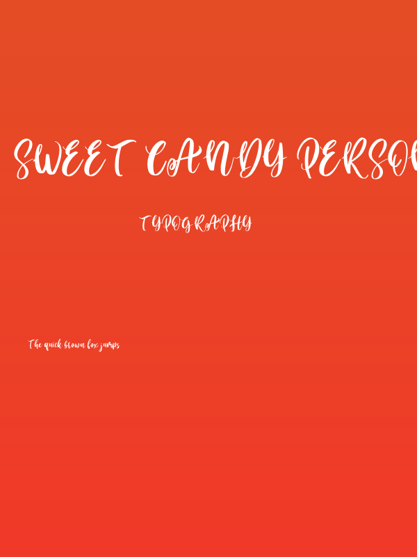 Sweet Candy Personal Use Poster