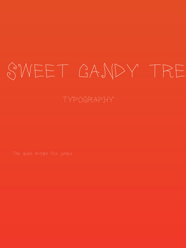 Sweet Candy Trees Poster
