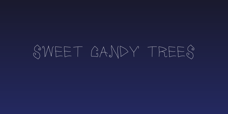 Sweet Candy Trees Social Header