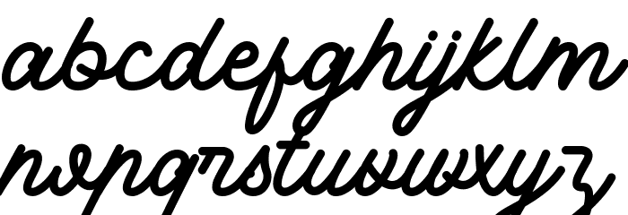 Sweet Candy Font LOWERCASE