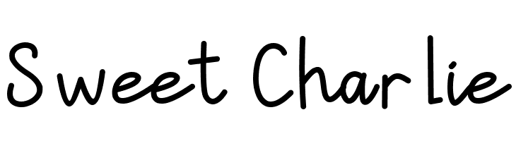 Sweet Charlie  les polices de caractères gratuit tlcharger