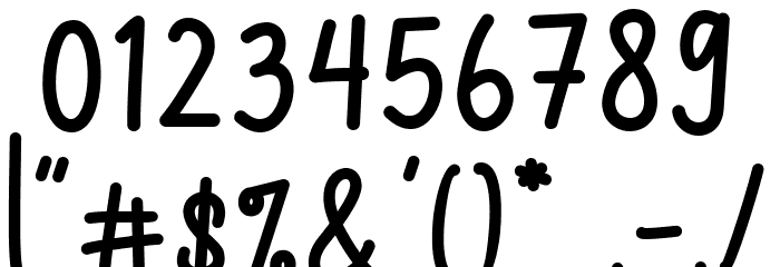 Sweet Charlie Font OTHER CHARS