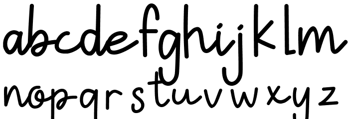 Sweet Charlie Font LOWERCASE