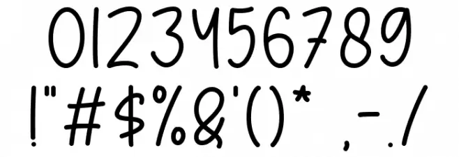 Sweet Charm Font OTHER CHARS