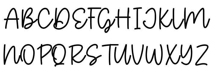 Sweet Charm 字体 大写