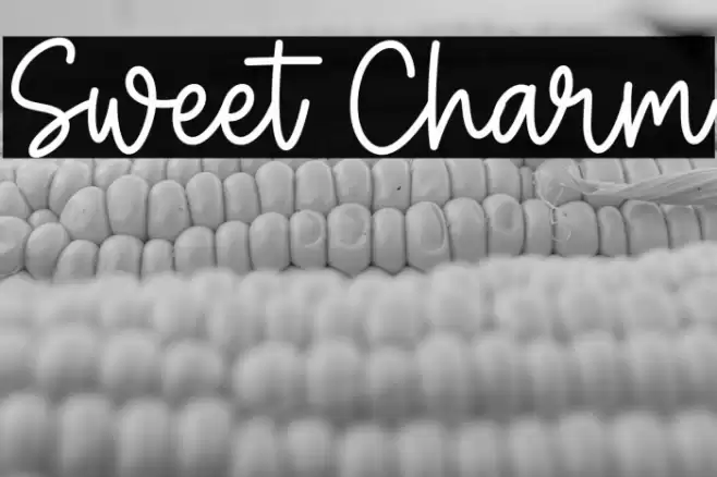 Sweet Charm Font examples