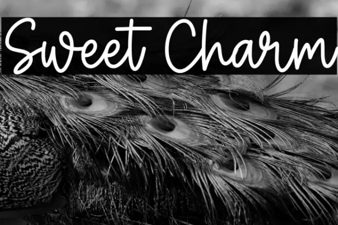 Sweet Charm Font examples
