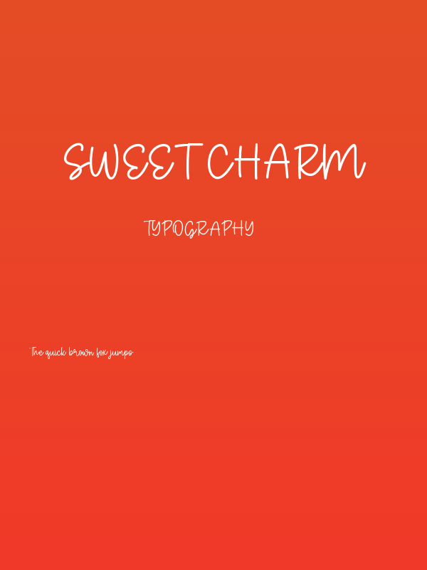 Sweet Charm Poster