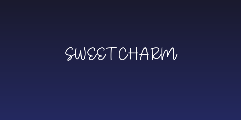 Sweet Charm Social Header