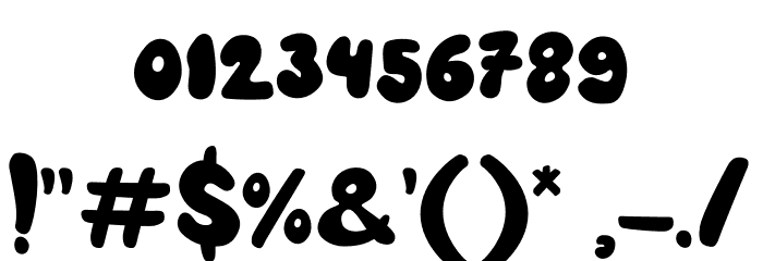 Sweet Cherry Free Font OTHER CHARS