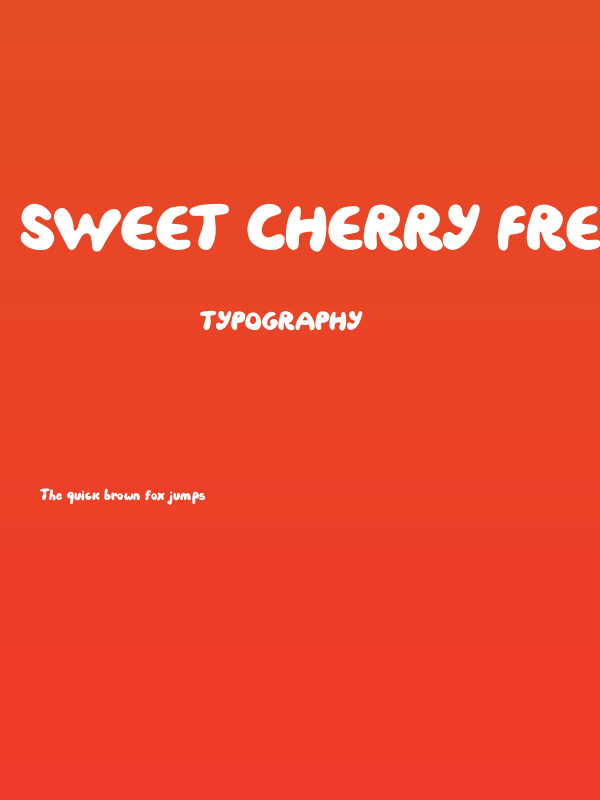 Sweet Cherry Free Poster