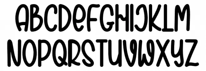 Sweet Cherry Font UPPERCASE