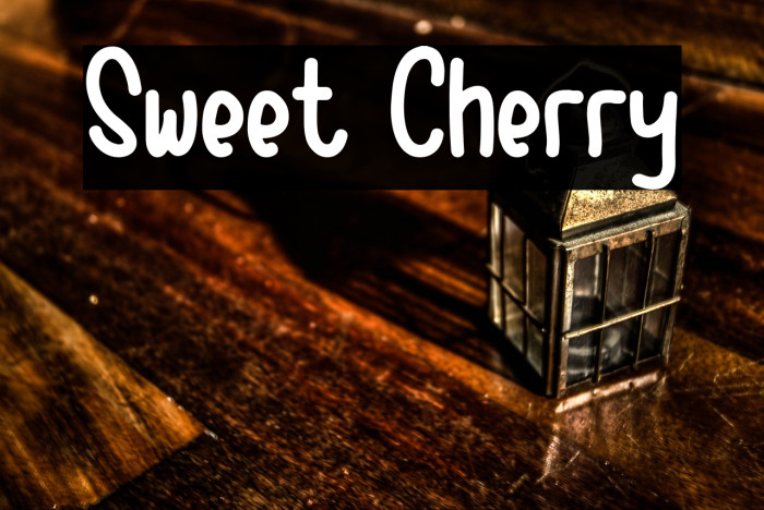 Sweet Cherry Font examples