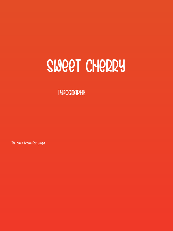 Sweet Cherry Poster