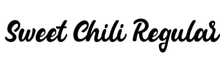 Sweet Chili Regular  नि: शुल्क फ़ॉन्ट्स डाउनलोड