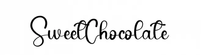 Sweet Chocolate  Frei Schriftart Herunterladen
