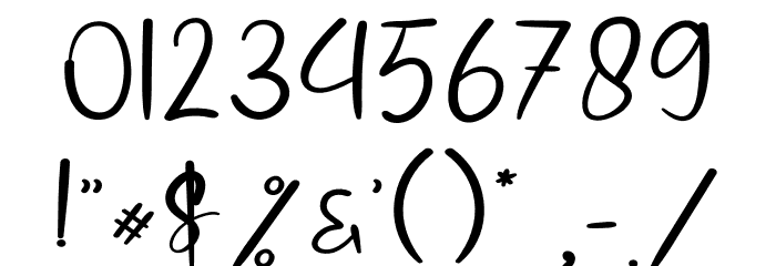 Sweet Chocolate Font OTHER CHARS