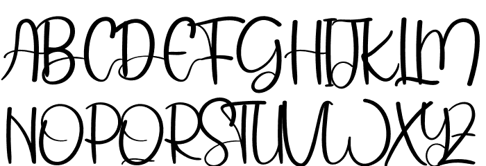 Sweet Chocolate Font UPPERCASE