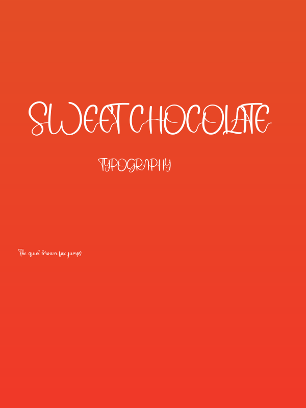 Sweet Chocolate Poster