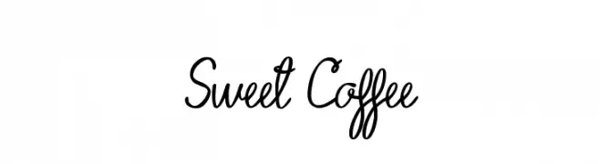 Sweet Coffee  Fuentes Gratis Descargar