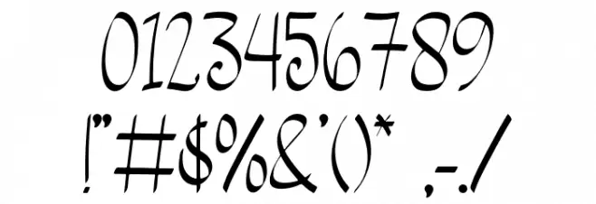 Sweet Coffee Font OTHER CHARS