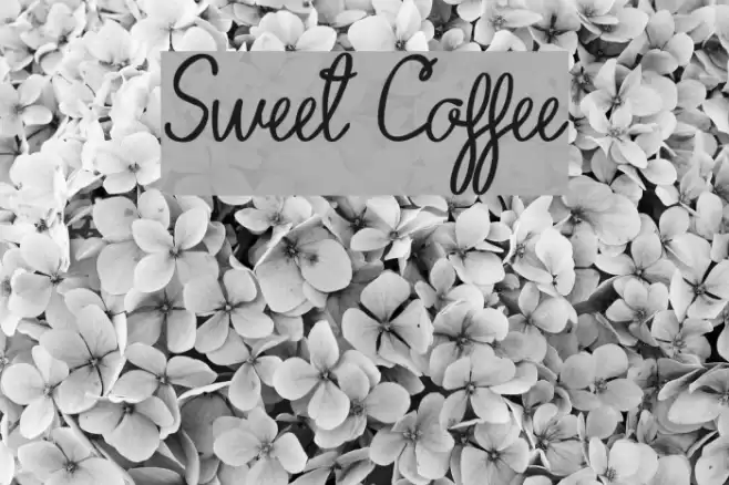 Sweet Coffee Font examples