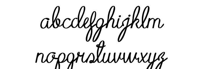 Sweet Coffee Font LOWERCASE