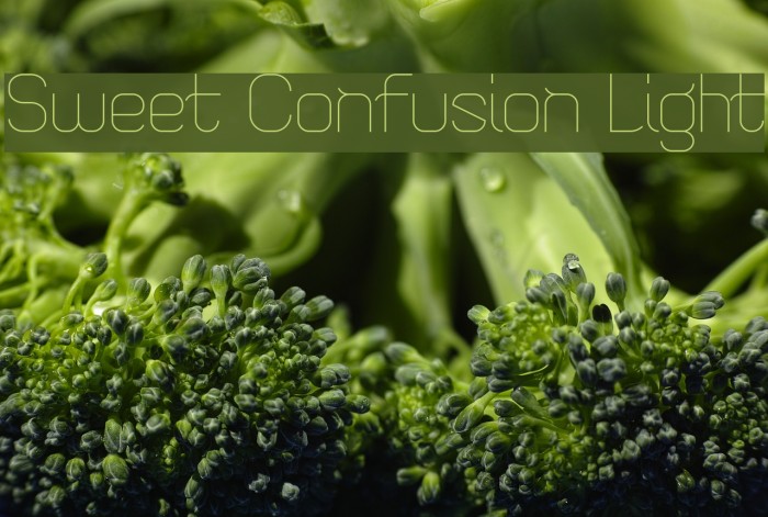Sweet Confusion Light Font examples