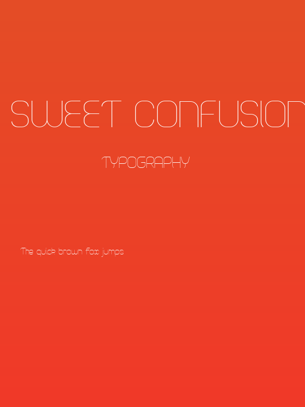 Sweet Confusion Light Poster