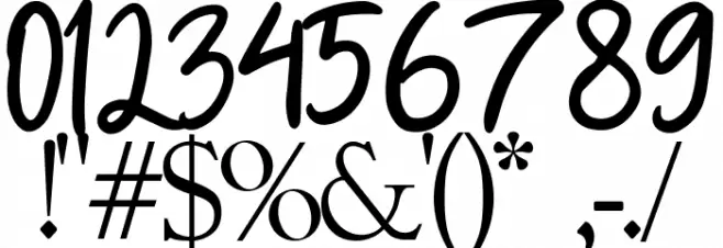 Sweet Cookie Шрифта ДРУГИЕ символов